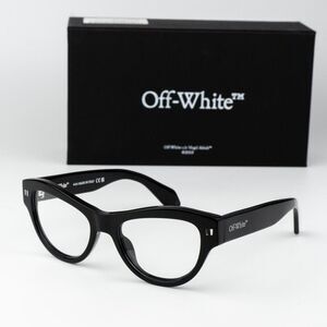 Off-White STYLE 76 Women Eyeglasses Black Square OERJ076 STYLE 76 1000